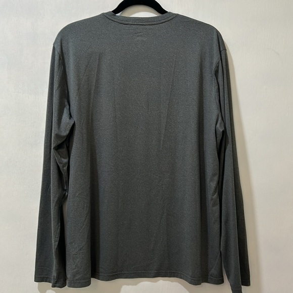 REÍ COOP LONG SLEVEE TEE MEN SIZE LARGE GRAY SCOOP NECK - Picture 2 of 9